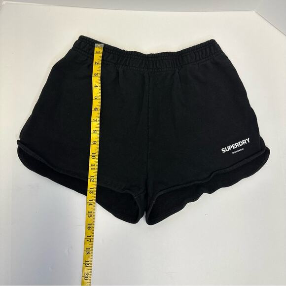 Superdry Women’s Black Sportswear Shorts - Size Large, Excellent Used Condition - Picture 11 of 11